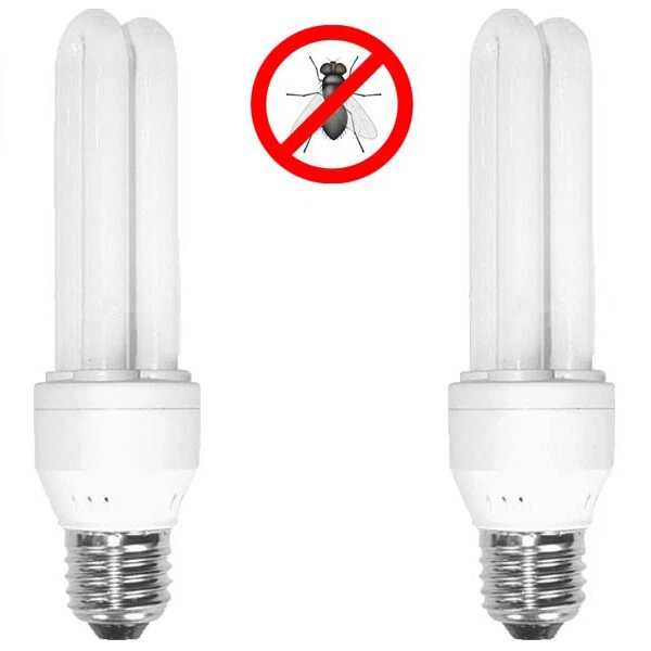 2x FLYKILLER BULB ENERGY SAVER 13W E27 BL368 - Image 1 of 1