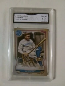 2020 Topps Gypsy Queen Babe Ruth #301 SP Variation GMA Graded 10 Gem MT - Picture 1 of 2