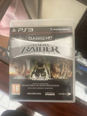 The Tomb Raider Trilogy Classics HD sony PS3 PLAYSTATION 3 Pal - Complete - Image 1 of 4