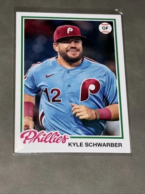 2022 Topps Archives - 1978 Topps Design Kyle Schwarber #141 - Image 1 of 4