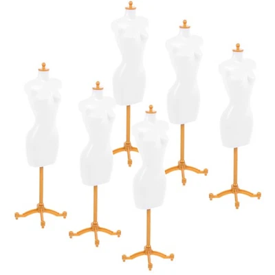  5 Pcs Kleiderpuppe Schaufensterpuppe Mini -Schaufensterpuppe Stand - Bild 1 von 4