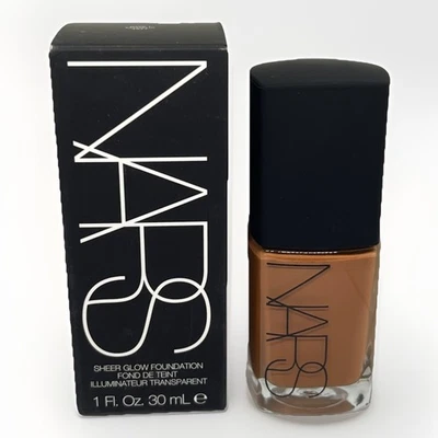 NIB Nars Sheer Glow Foundation Buildable Coverage Dark 1 Manaus 4877 - Image 1 of 4