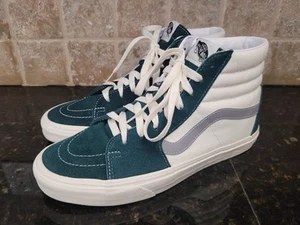 Vans Sk8 Hi Retro Sport Herren 10 Bistro Grün Weiß Grau Neu - Bild 1 von 15