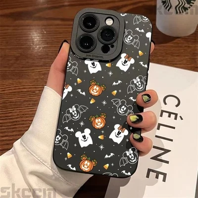 Halloween Mickey Minnie Mouse Pattern Phone Case For iPhone 16 15 14 13 12 11 - Image 1 of 4