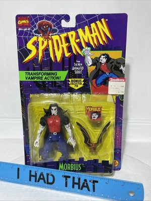 Morbius Transforming Vampire Spider-Man Serie Animada ToyBiz 1994 MOSC Foto 1 de 3