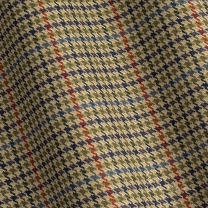 VINTAGE SCOTTISH 100% WOOL FABRIC 2.0 meters length - Picture 1 of 2