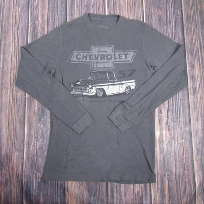 Camisa Chevrolet Para Hombre Pequeña Manga Larga 57 Camión Gráfico American Muscle Car Foto 1 de 4