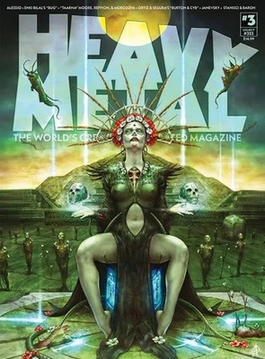 🎃 HEAVY METAL MAGAZINE #3 CVR C AUGUSTIN ALLESSIO VARIANT *10/08/25 - Image 1 of 4