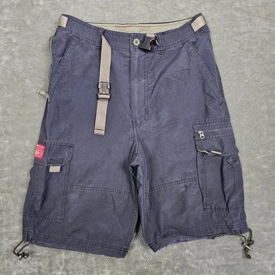 Vintage Abercrombie Shorts Mens XL Cargo Belted Paratrooper Paratroops Utility - Image 1 of 4