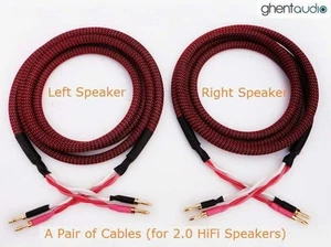 S01 (2.5m 8ft) --- Canare 4S12F Star Quad Hi-End 13awg Speaker Cable (2.8mm²x4) - Picture 1 of 3
