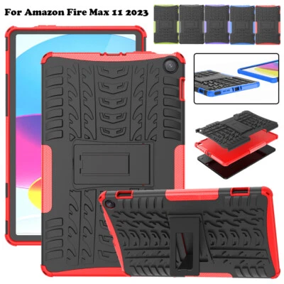 Slim Case For Amazon Fire Max 11 2023 Tablet Shockproof Armor Rugged Stand Cover - Image 1 of 4