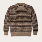 Filson Fairisle Crewneck Sweater | Size M | Made in Scotland | MSRP $595