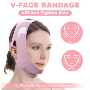 Kinnriemen zum Schlafen verstellbar Kinnriemen Kiefergurt Jawline Shaper Heben - Bild 1 von 15