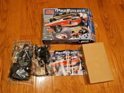 MegaBloks ProBuilder - Formula Racer #9717 - 2003 - Missing A Bag Of Parts  - Image 1 of 4