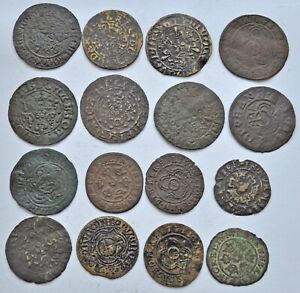 16 GERMANY, NÜREMBERG, ORB/ROSE, JETTON/TOKENS, DIFFERENT TYPES/SIZES F-GVF