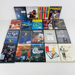 19 Live Musik DVDs Sammlung Konvolut Collins Queen Chicago Eagles Prince Lot - Bild 1 von 4