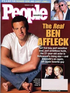 People Mag Feb 21, 2000 Real Ben Affleck & Richard Gere & Carey Lowell expecting - Bild 1 von 1