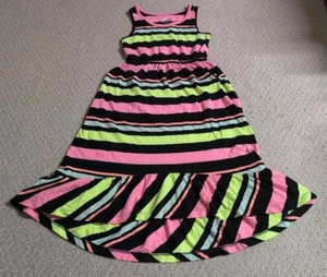 Circo Girls Small Multi-Color Striped Cotton Blend Sleeveless Dress 24 - Picture 1 of 9