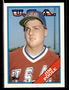 1988 Topps Traded Jim Poole #88T    Rookie