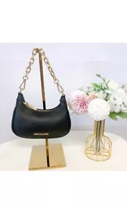 BOLSO BANDOLERA MICHAEL KORS CORA MINI XS ZI CADENA BOLSA HOMBRO Negro Dorado - Imagen 1 de 5
