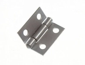 New 100 X Door Butt Hinges BZP Zinc Plated Steel 25mm ( 1 Inch ) - Onestopdiy - - Picture 1 of 1