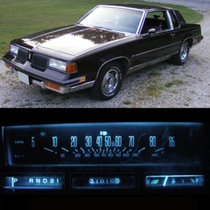 Gauge Cluster LED Dashboard Bulbs Ice Blue Fit Oldsmobile 1978 1988 Olds Cutlass - Picture 1 of 7