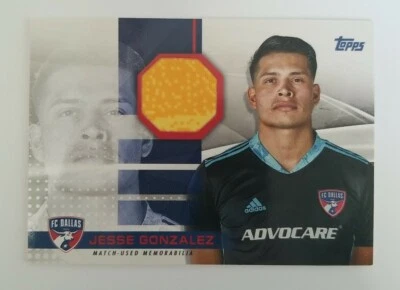 2020 Jesse Gonzalez Topps MLS Soccer Jumbo RELIC 239/319 - Image 1 of 2