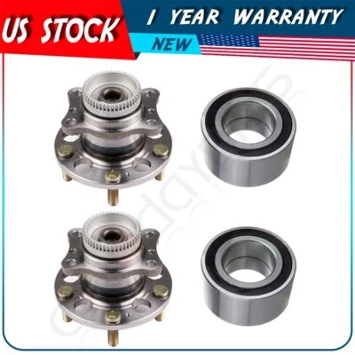 2 piezas cojinete de cubo de rueda delantero + 2 piezas trasero derecho o derecho para Kia Forte 5 2014-2018 Foto 1 de 4