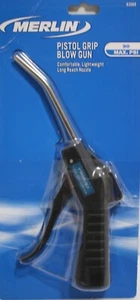 NEU Merlin 4" Pistolengriff Luft Ausblaspistole mit 1/4" NPT Fitting und Teflonband - Bild 1 von 1