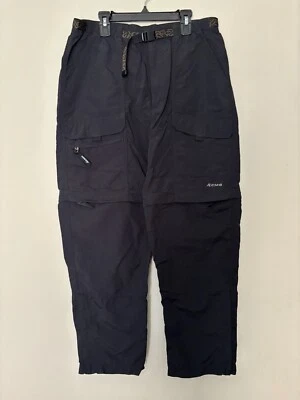 Pantalones de senderismo Eastern Mountain Sports para mujer talla 14 con cinturón y cremallera al aire libre negros Foto 1 de 4