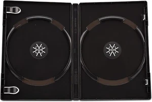 Boîtier double DVD - Clip & pochette transparente - VIVA Elite Noir - Photo 1/4