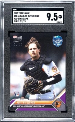 2023 Topps Now Adley Rutschman All Star Game /25 SGC 9.5 - Image 1 of 2