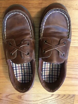 Zapatos de barco Carter’s Boy marrón talla 1 Foto 1 de 4
