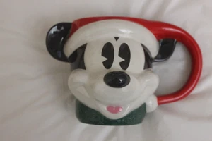 Disney Parks Holiday Santa Mickey Mouse Christmas Coffee Cup Mug NEW - Picture 1 of 6