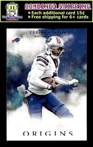 2016 Panini Origins #66 Tyrod Taylor - Carte de football Buffalo Bills - Photo 1/2