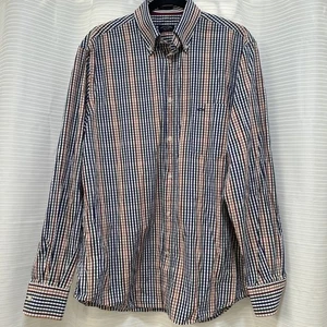 EUC PAUL & SHARK YACHTING LONG SLEEVE SHIRT SZ 42 MADE IN ITALY STRIPED RAINBOW - Picture 1 of 17