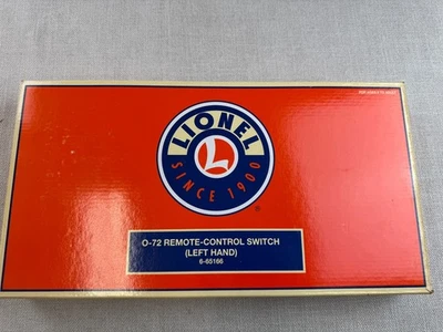 Lionel 6-65166 072 Left Hand Remote Controlled Switch New In Box - Image 1 of 3
