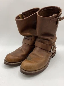 Red Wing Boots Engineer Boots Leather 2991 Brown Size 9D - Picture 1 of 7
