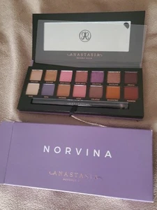 Anastasia Beverly Hills Norvina Eyeshadow Palette 14 Pan Eye Color Brush Mirror - Picture 1 of 4