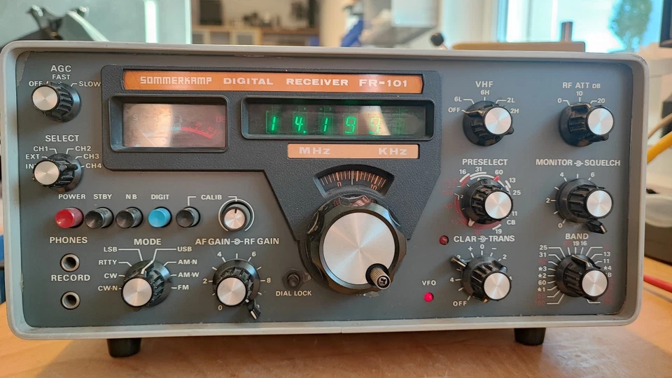 Amateur-Empfänger Sommerkamp / Yaesu FR-101, Amateurfunk - Bild 1 von 3
