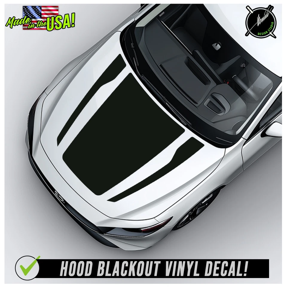 Calcomanía de capó Meridian Blackout rayas de carreras - se adapta a Mazda 3 2014-2017 2018 en adelante Foto 1 de 3