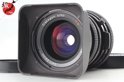 FLE 【TOP MINT w/ Hood】 Hasselblad CF 50mm f4 Carl Zeiss Distagon Lens From Japan - Image 1 of 4