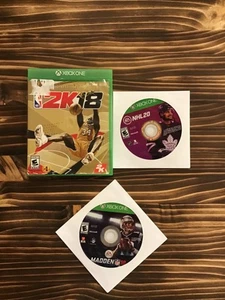 Xbox One Spielepaket NBA 2K18, NHL 20, Madden 18 (KE) - Bild 1 von 2