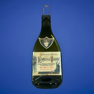 Hospices de Beaune Recycled Wine Bottle Charcuterie Cheese Board Wall Decor 13” - Picture 1 of 7