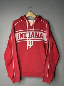 Größe M Herren - Vintage Adidas Indiana University IU Pullover Hoodie - Bild 1 von 5