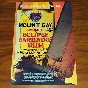 MONTAJE GAY ECLIPSE BARBADOS RON IMPRESO ANUNCIO REVISTA ANUNCIO VALE LA PENA PAGAR - Imagen 1 de 4