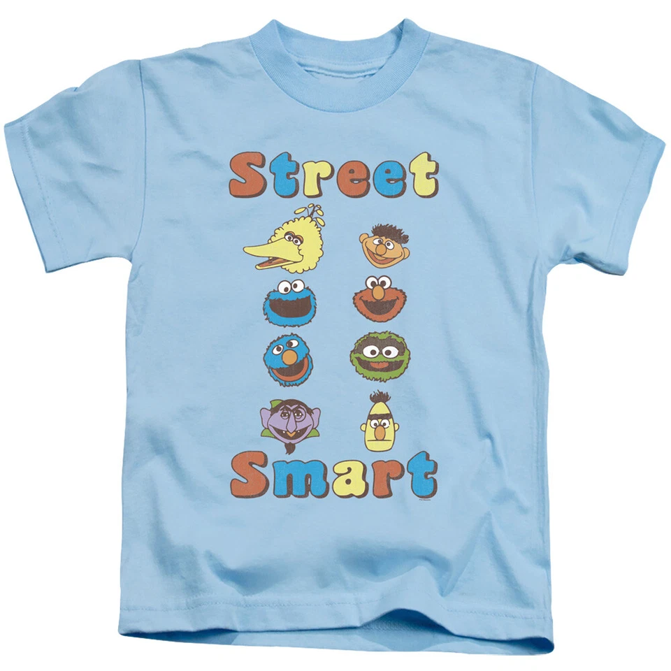 Camiseta gráfica SESAME STREET SMART niños pequeños 2T 3T 4T 4 5-6 7 Foto 1 de 3