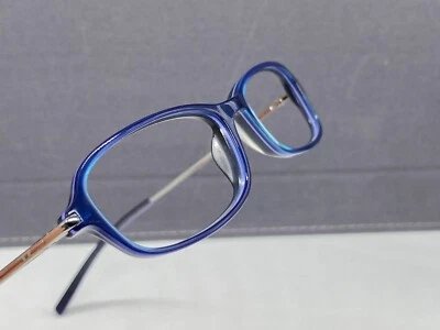 Diesel Eyeglasses Frames Woman Blue Silver Square Slim Gammaray Full Rim Small - image 1 of 4