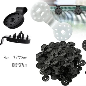 10-50pcs Shade Cloth Clip Netting Black Clips Greenhouse Outdoor Garden - Picture 1 of 10
