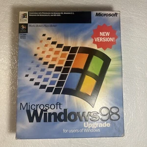 Microsoft Windows 98 Upgrade For Windows Users CD-ROM USED - Picture 1 of 14
